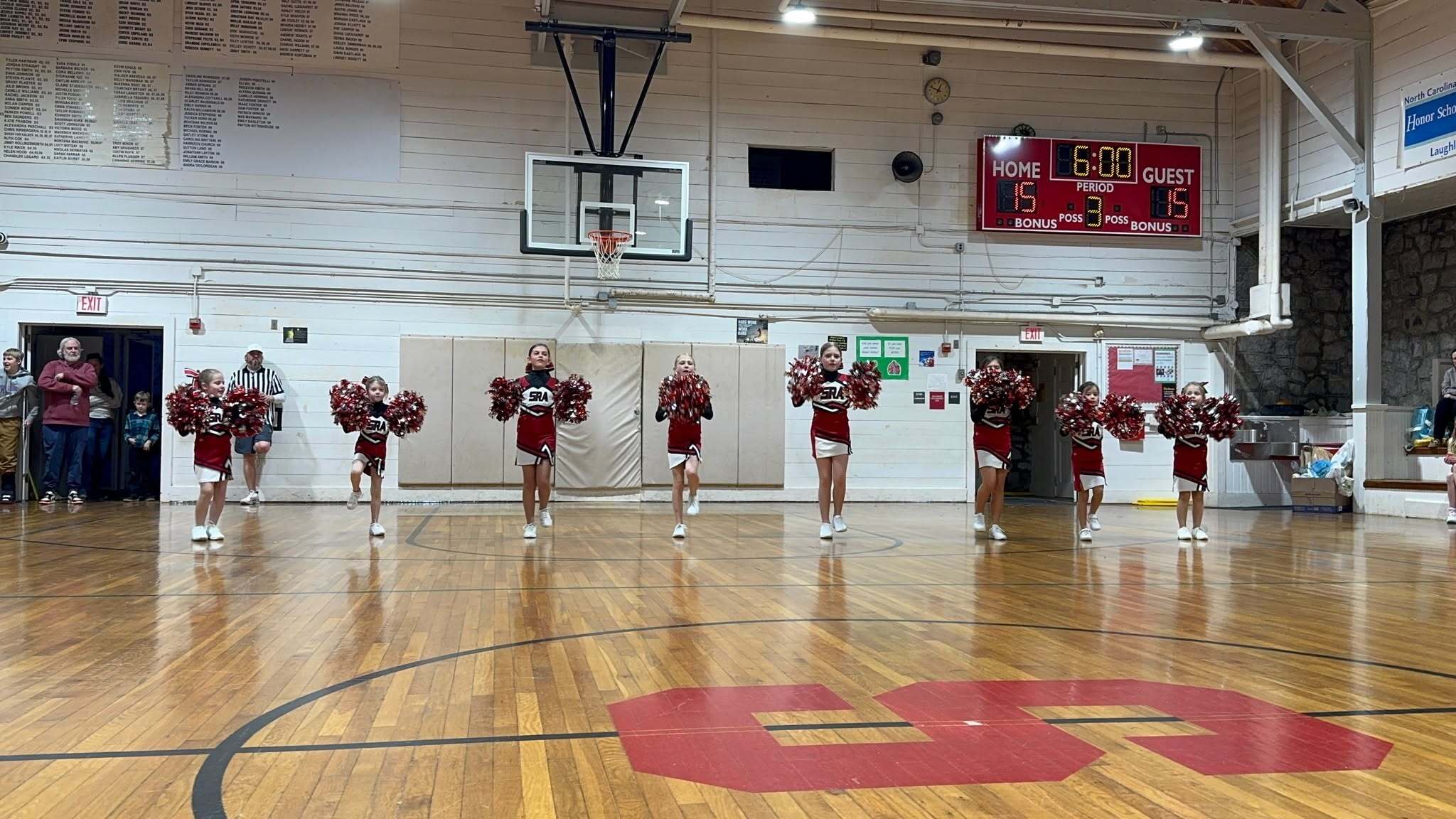 SRA cheer performance