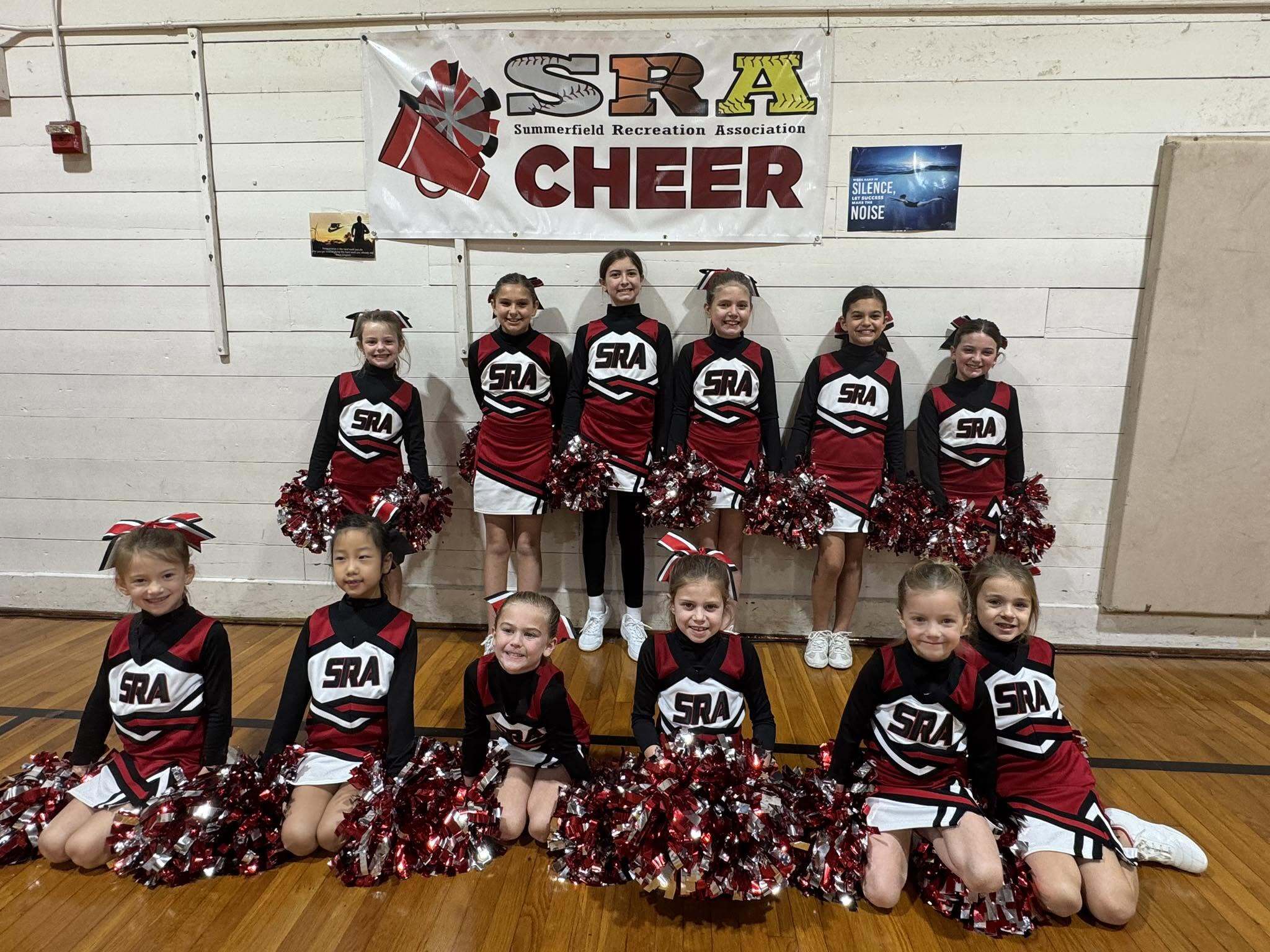 SRA cheerleaders